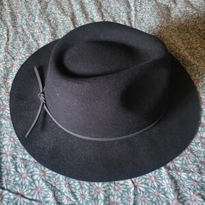 Brixton Black Wool Felt Hat XL